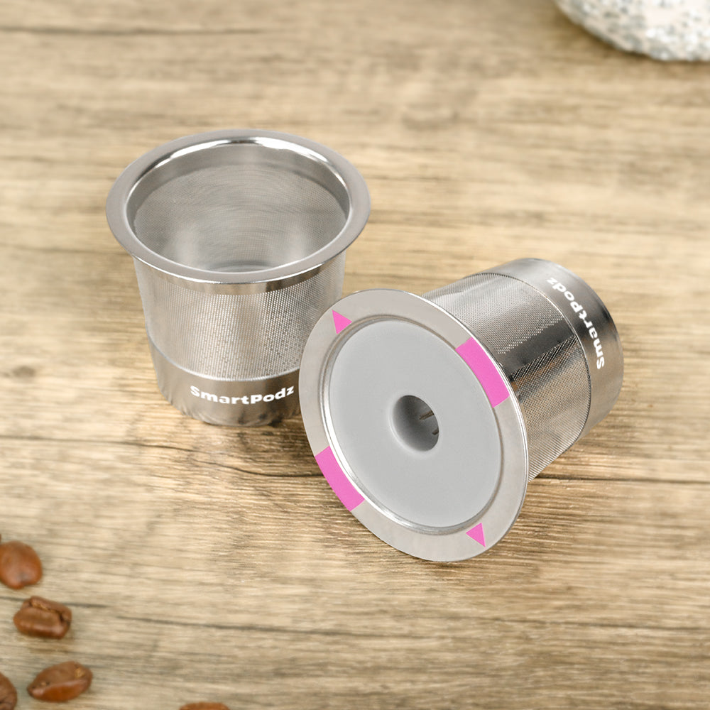 Refillable K Cups Stainless Steel Reusable Keurig Pods Eco-Friendly K-supreme Plus