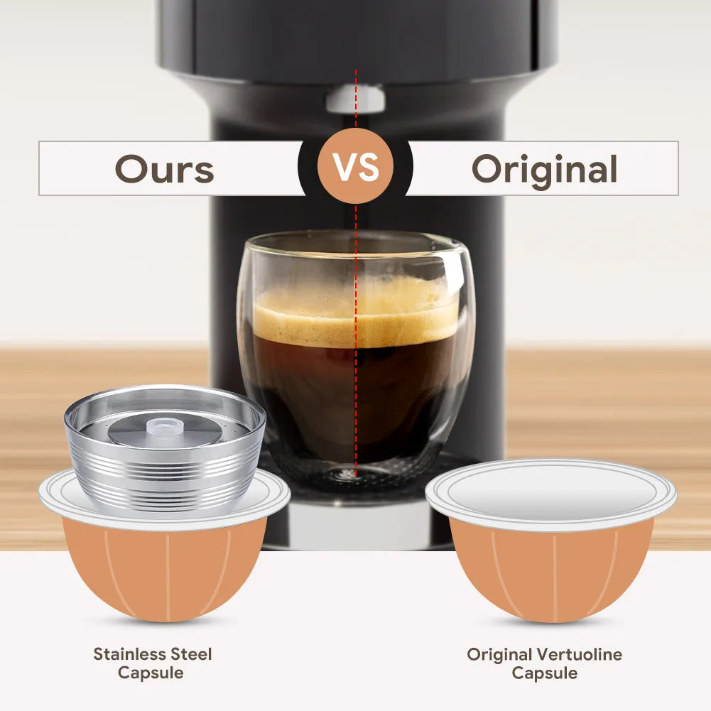 Reusable Nespresso Pods Stainless Steel Vertuo Next Pop