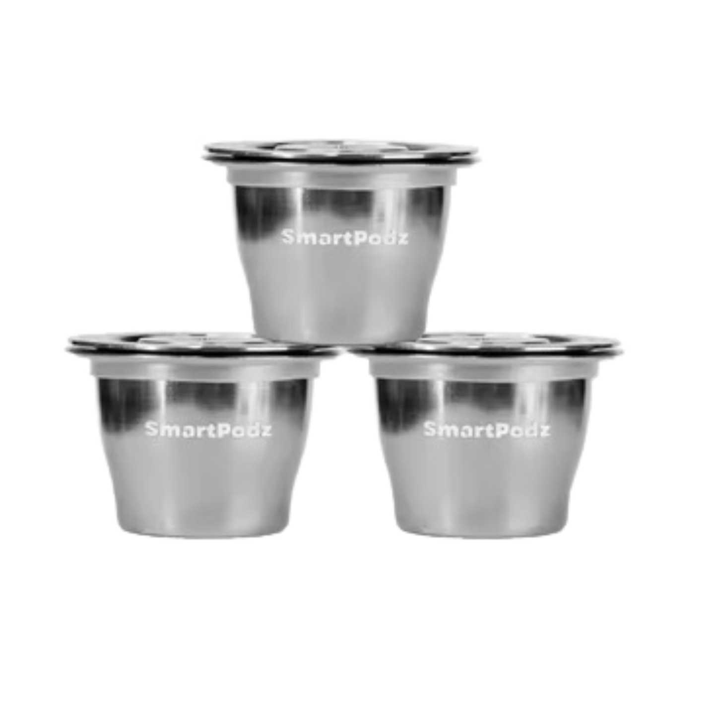 The Original Starter Pack - Refillable Nespresso Original Pods Ethical Coffee Capsules with Holder Stainless Steel