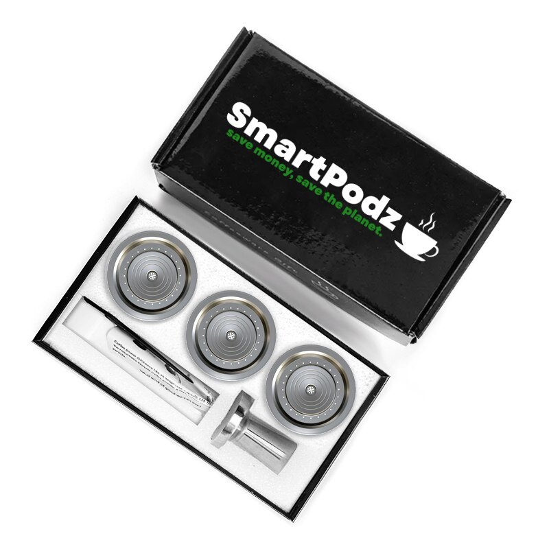 SmartPodz Starter Pack - Reusable Nespresso Vertuo Pods