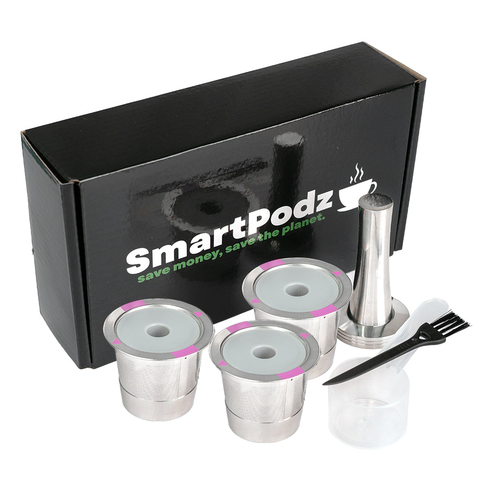 Refillable K Cups Stainless Steel Reusable Keurig Pods Eco-Friendly K-supreme Plus