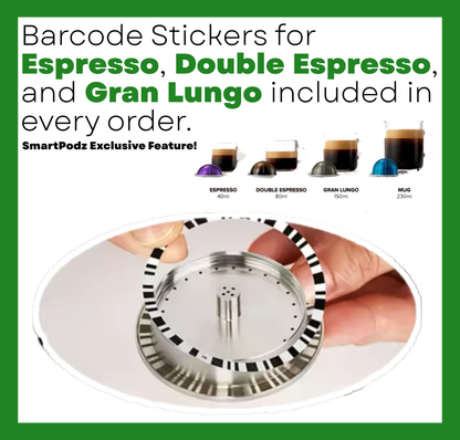 Reusable Nespresso Vertuo Pods Refillable Stainless Steel Ethical Coffee Capsules