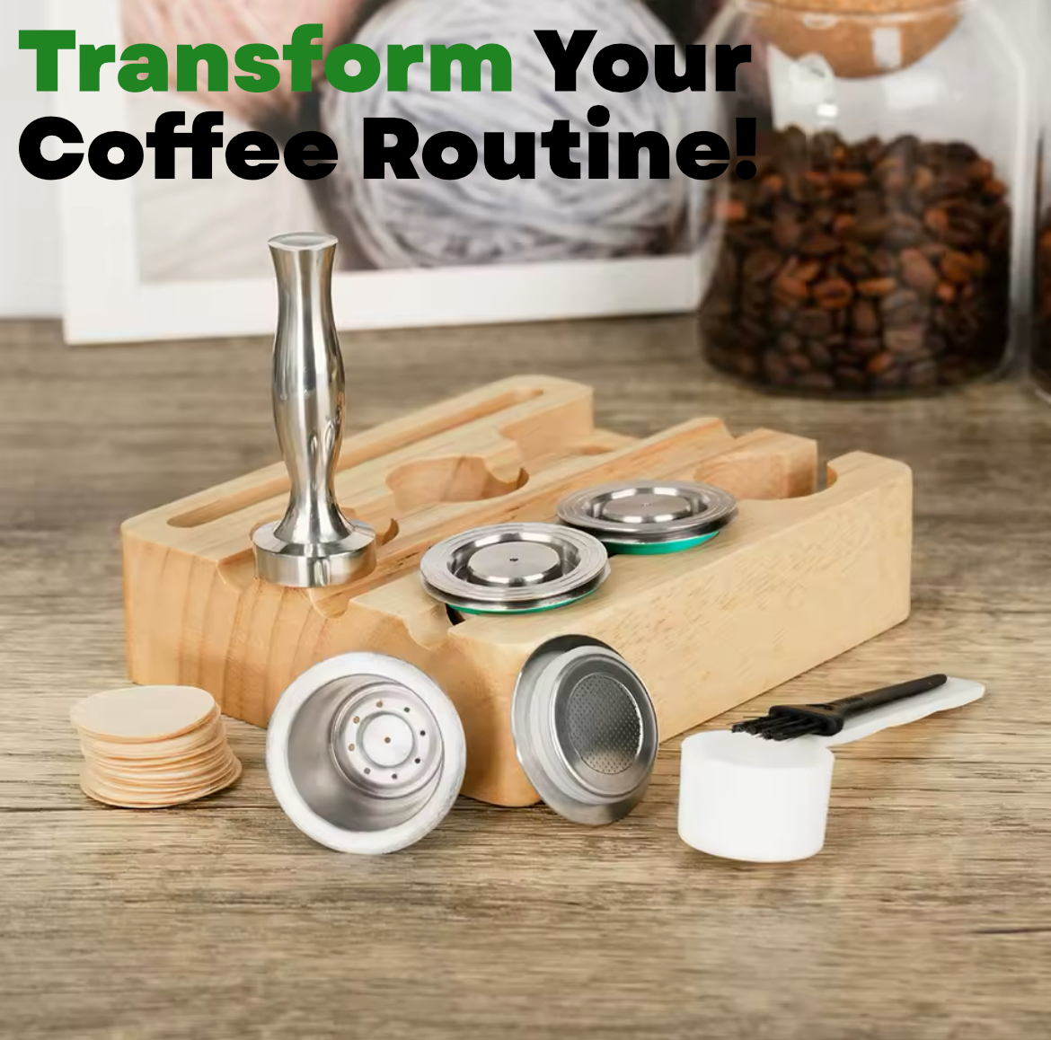 Reusable Nespresso Pods Original Machines Stainless Steel Eco Friendly Capsules